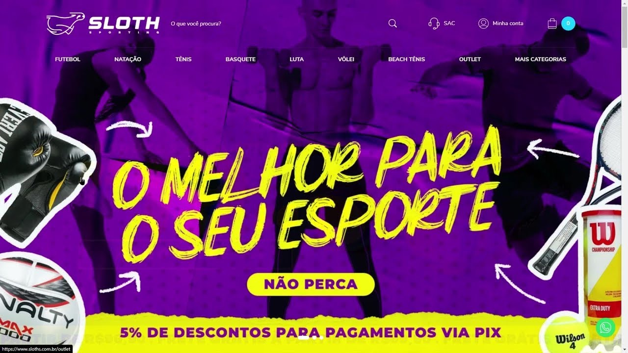 Sloth Sporting®, Loja de Equipamentos Esportivos