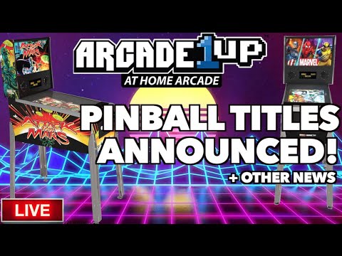 Arcade1Up Pinball Tables Info Released! Plus a Sit Down OutRun Cabinet Leaked!? (LIVE!) from Killer Arcade Games