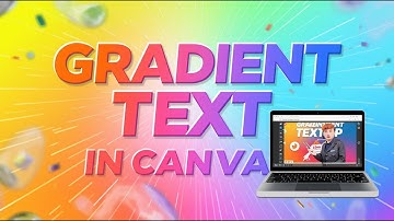 Make Text Shine Instantly - How to Add Gradient Color to Text in Canva Tutorial
