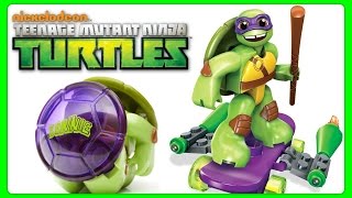 Teenage Mutant Ninja Turtles Half Shell Heroes DONNIE WITH SKATEBOARD  MEGA BLOKS LEGOS