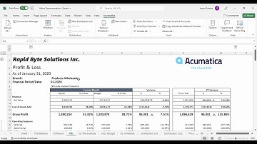 Acumatica - ERP Financial Analysis and Reporting Made Easy by Opus
