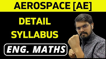 Engineering Mathematics | Detail Syllabus | AEROSPACE ENGINEERING | AE | GATE 2025