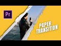 Make Amazing PAPER TEAR TRANSITIONS In Just A Minute | Adobe Premiere Pro