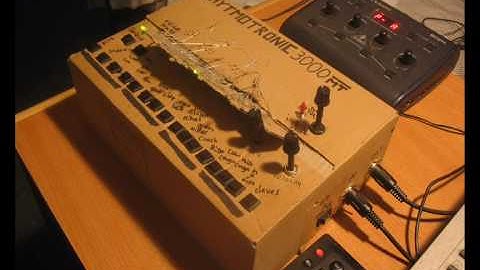 Rhytmotronic carton box sequencer with arduino