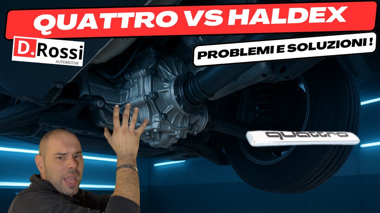 Audi Quattro NON è Haldex! Problemi, guasti e come sistemarli !  (STRATTONA SOLO IN CURVA ! )