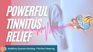 ❉ Tinnitus Relief ~ Auditory System Healing + Perfect Hearing ~ Relaxing Ocean Sounds