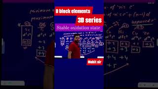 #D Block elements#Variable oxidation state in3d series#Mohit sir#viralshortvideo#education#