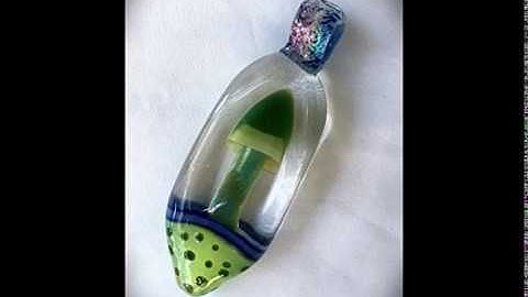 Make a Lampwork Boro Glass Mushroom Pendant - Shawn Tucker - Instructional Video