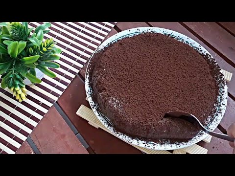 Creamy and Jiggly No Bake Chocolate Mousse Cake Recipe | Easy Dessert ...