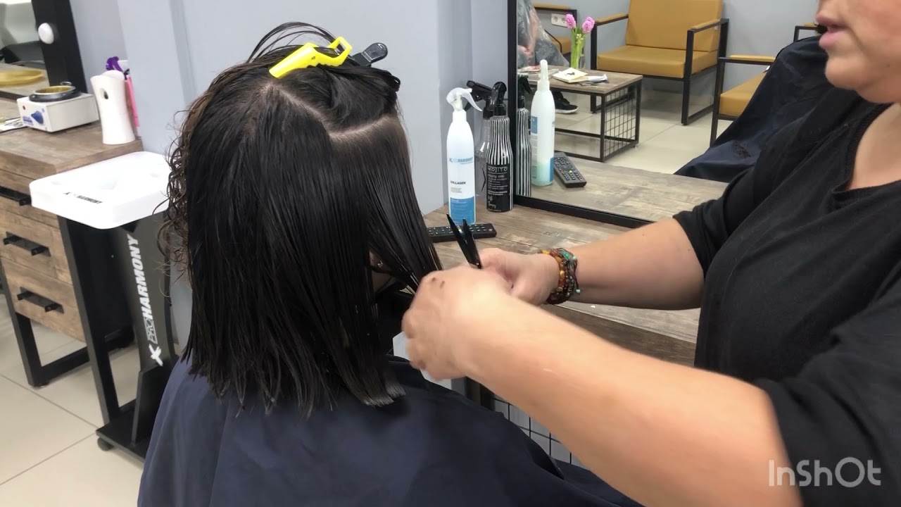 Düz saç kesimi evde çocuklarınızın saçlarını kesebilirsiniz / 