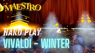 vivaldi winter│VR Orchestra GAME MAESTRO perfect all combo play screenshot 1