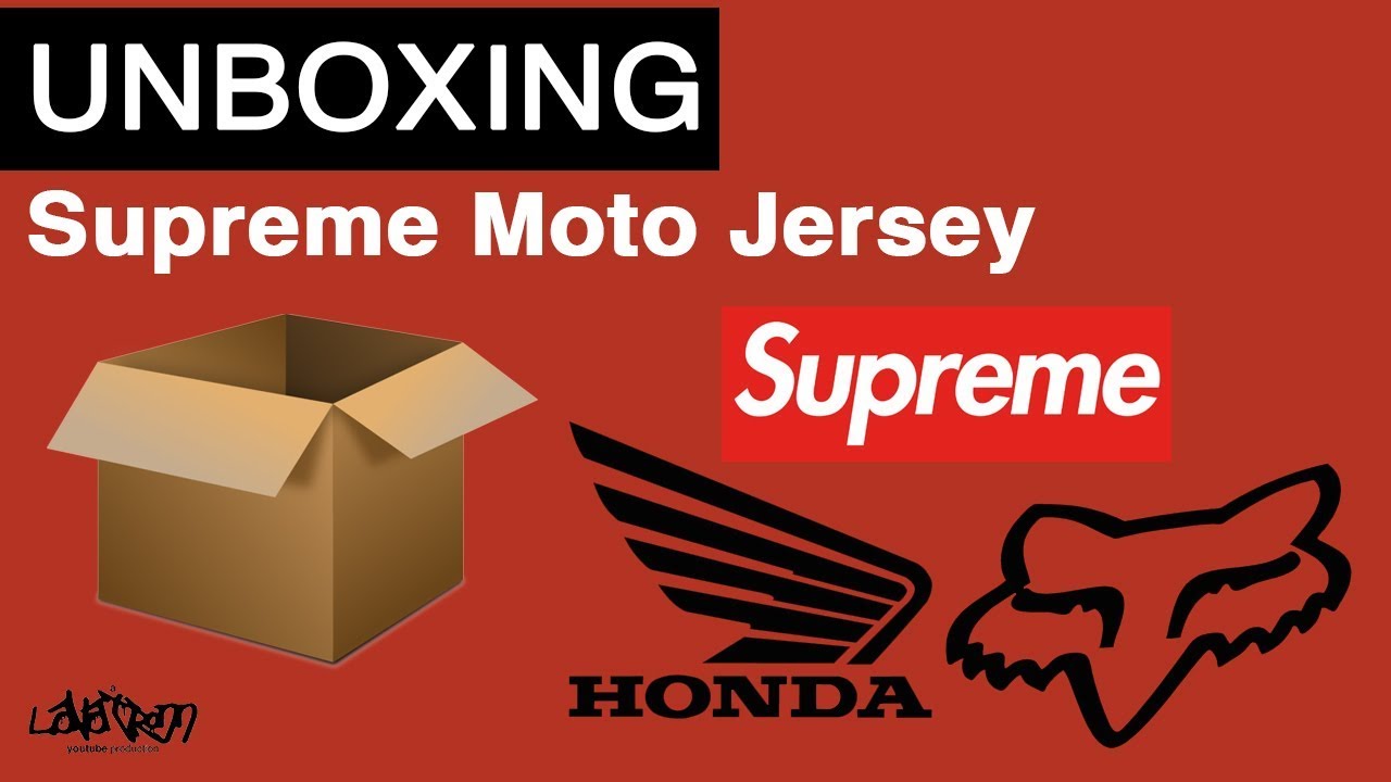 Unboxing Supreme x Honda Motocross Jersey