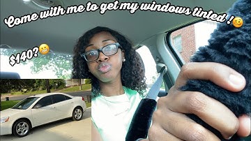 Come with me to get my windows tinted!🥴