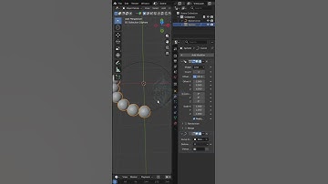 One UV Sphere ➜ Perfect Circular Array in seconds 🔁🔥#3d #blender #viral #shorts #trending
