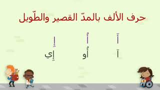 حرف الألف مع المدود القصيرة والطويلة / الحروف العربية