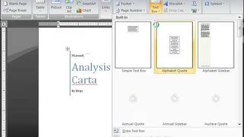 Microsoft Word 2007 ENG TB 06 15 Add a Cover Page