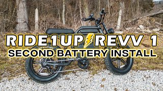 Making the Ride1Up REVV 1 a LONG RANGE EBIKE! ⚡ Second Battery Install