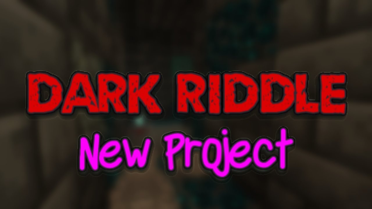 Dark Riddle: New Project - Trailer Minecraft Bedrock