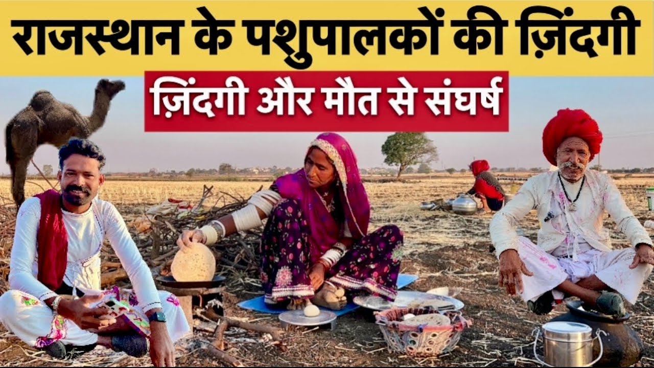 करोड़ों का माल लेकर भटक रहे जंगलों में राजस्थानी। न छाया न छत न पानी। Tribal Village Life.