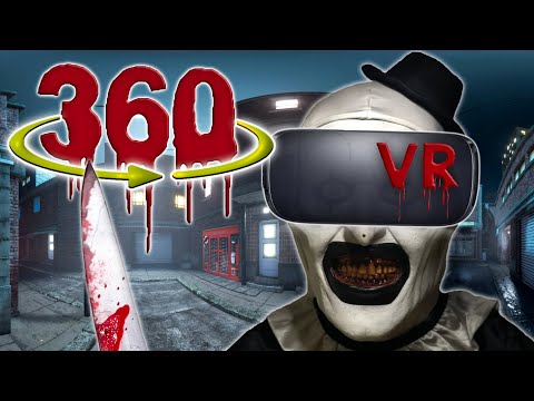 360 Video Clown Horror - Art the Clown Chase - Terrifier