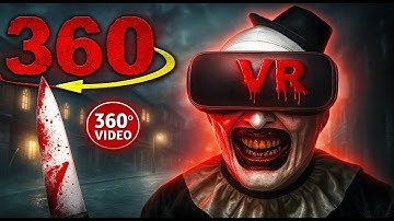 360 Video Clown Horror - Art the Clown Chase - Terrifier