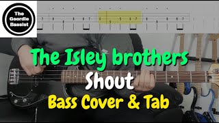 The Isley Brothers - Shout - Bass cover with tabs