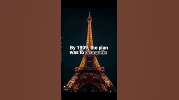 “The Eiffel Tower Was Never Meant to Exist 😱”