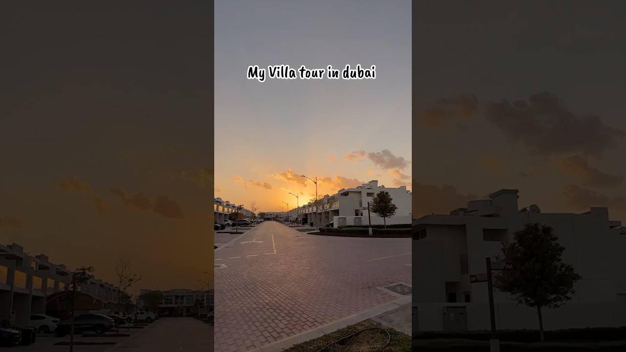Villa tour in dubai 😍 #damachills #dubai #vacation #telugu #villatour  #viralvideo #community