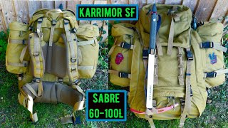 karrimor SF 60--100L plus side pouches review