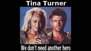 Tina Turner  We Dont Need Another Hero beyond Thunderdome Raggedy Man Extended Pupmix Unfinished
