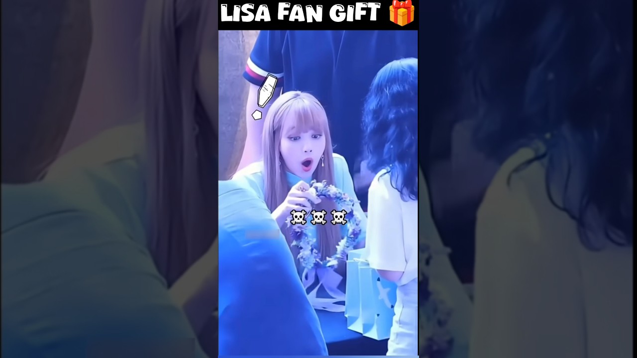 BLACKPINK Lisa Received Special Fan Gift🎁