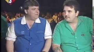 Phil Taylor & Jocky Wilson Pre Match Interview 1990 Winmau Masters Final