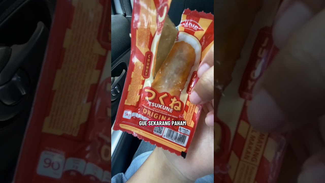 gak nyesel gue coba sate jepang ini 😭😭😭👍🏻👍🏻 #tsukune #alfamart #fuji #viral