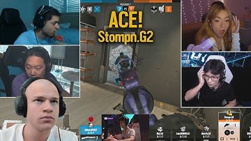 STREAMERS REACT TO STOMPN 1V5 ACE! | Siege X