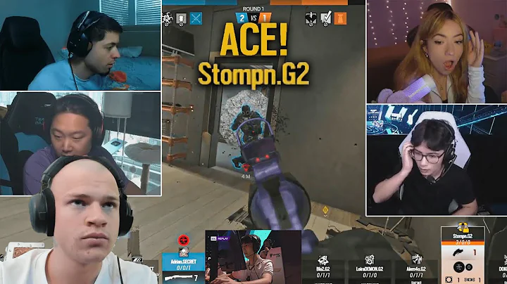 STREAMERS REACT TO STOMPN 1V5 ACE! | Siege X