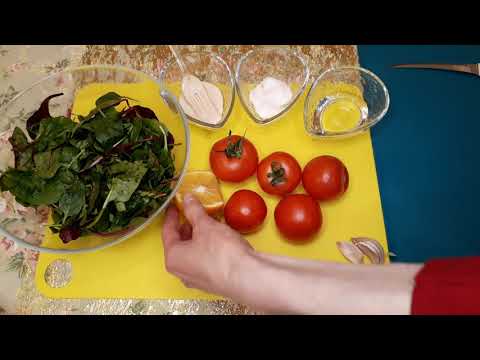 Стройней хоть каждый день! Овощной ПП салат с помидорами для похудения