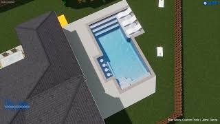Robles Family Pool Design- Blue Space Custom Pools