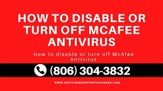 Famous ✅How to disable or turn off McAfee Antivirus⚠️ endpoint security for Windows or Mac Profile