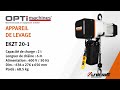 Palan électrique - Unicraft EKZT 20-1 Mp3 Song