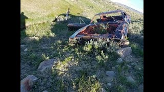 1968 dodge charger 4 speed car found in a ravine #ratmusclecarz