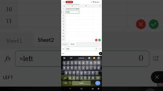 How to use left and right formula in zoho spreadsheet like excel #zoho #excel #exceltips