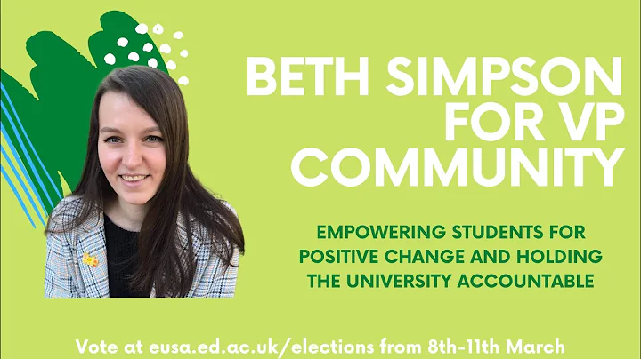 Beth Simpson for VP Community EUSA