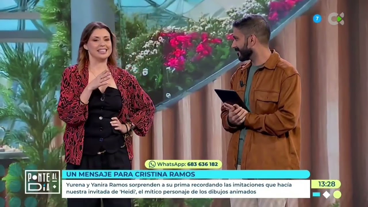 Sorpresa de sus primas a Cristina Ramos 