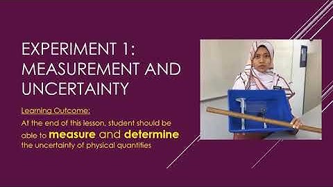 Measurement & Uncertainty [PART 1]
