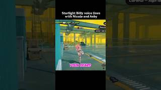 Starlight Billy combat voice lines with Nicole and Anby #zenlesszonezero #shorts #starlightbilly