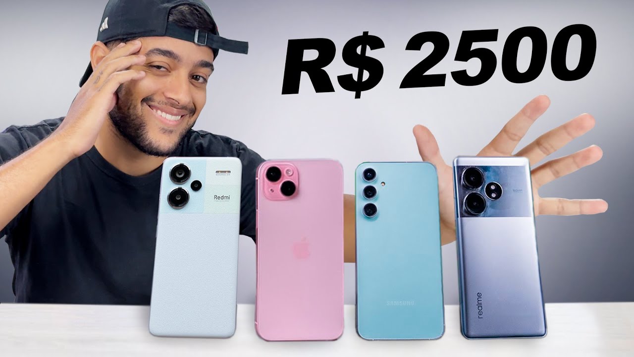 Melhores CELULARES até R$2500 de CADA MARCA em 2025! - YouTube