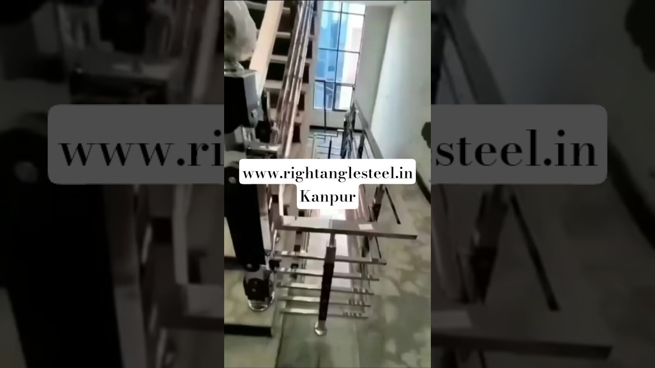 Modern Steel Railing Design 2025 | Best Balcony & Stair Railing in Kanpur | Right Angle Steel