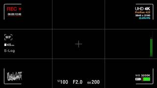 ◎ FREE GFX Material footage HD ◎ Camera Viewfinder Interface 4K