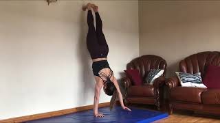 Negative Wall Facing HSPU (Handstand)