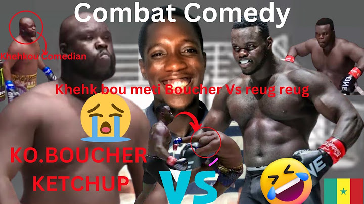 🛑URGENT: Integrale Coumbat dou Boucher Ketchup Vs Reug Reug